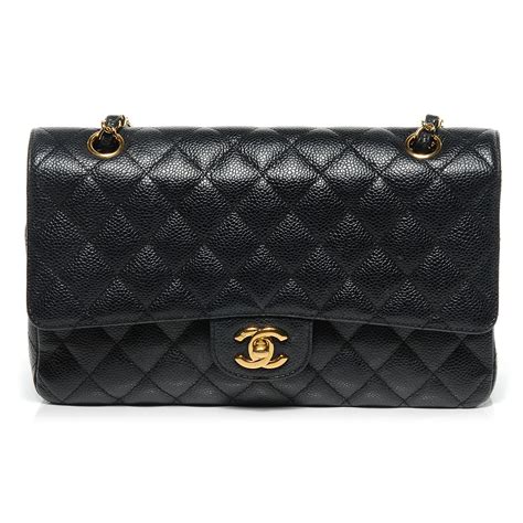 chanel caviar bag|CHANEL Caviar Quilted Medium Double Flap Black.